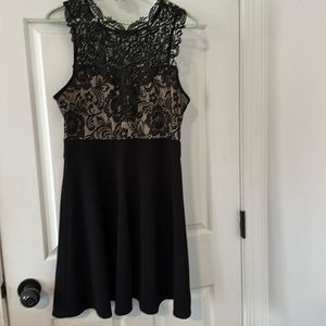 Black flattering dress